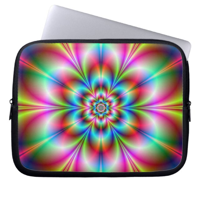 Flower Power Laptop Sleeve (Front)