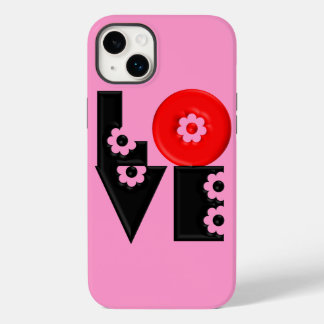 Flower Power Love Squared Case-Mate iPhone 14 Plus Case