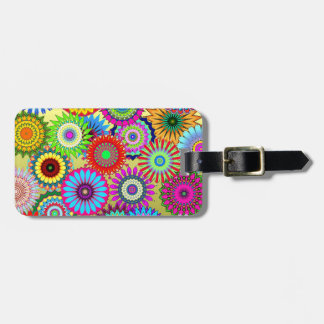 Flower Power Luggage Tag