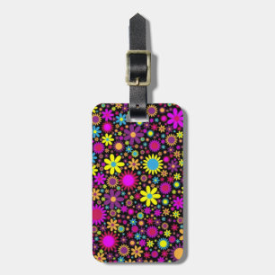 Flower Power Luggage Tag