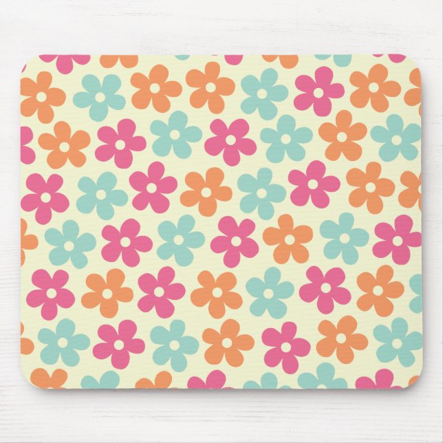 Flower Power Mouse Pad (Front)