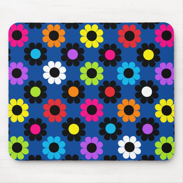 Flower Power Mouse Pad (Front)