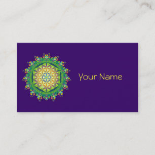 Flower Power of Life / Blume des Lebens Business Card