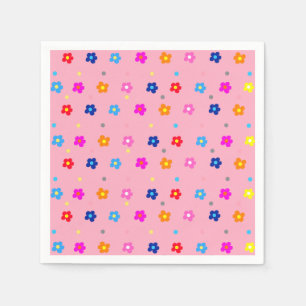 Flower Power Party Napkin