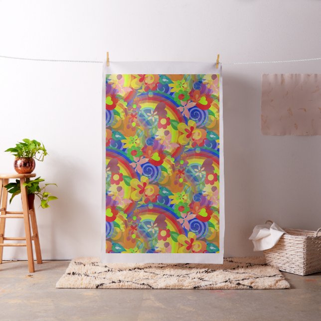 Flower Power Pattern + your ideas Fabric (In Situ)