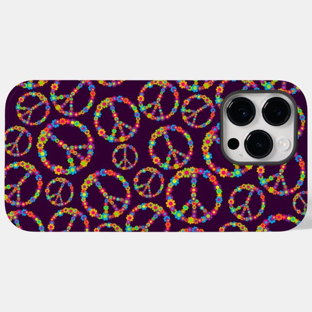 Flower Power Peace Case-Mate iPhone Case (Back (Horizontal))