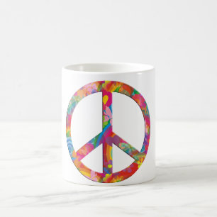 Flower Power Peace Coffee Mug
