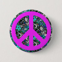 Flower Power Peace II | pink