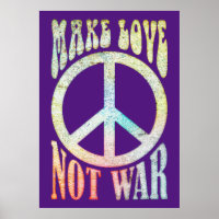 Flower Power Peace - Make Love Not War 1