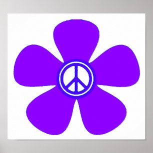 Flower Power Peace Sign