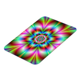 Flower Power Photo Magnet