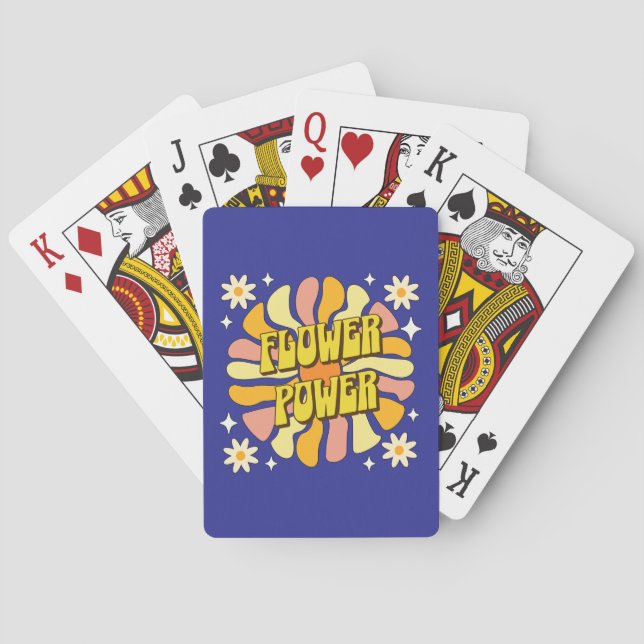 Flower Power Playing Cards (Back)