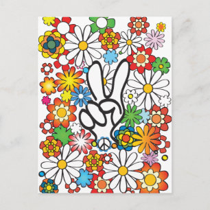 Flower Power Postcard