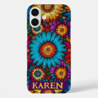 Flower Power Psychedelic Retro 60s Hippie Gift