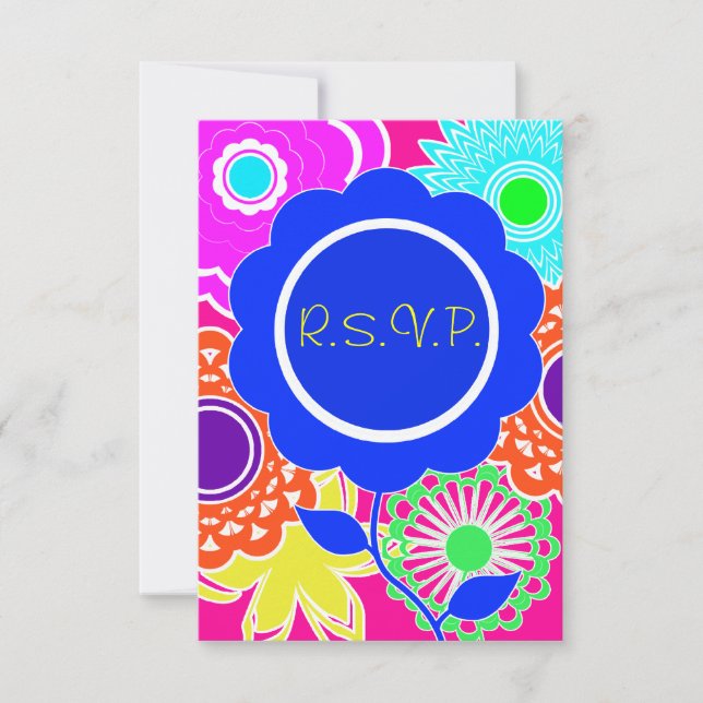 Flower Power Reply Card (Front)