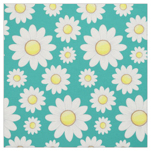 Flower Power Scattered Daisies Fabric