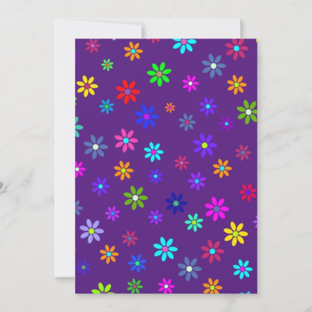 Flower Power Shower - coloured pattern 1 (Front)