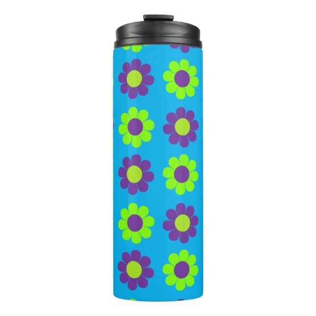 Flower Power Thermal Tumbler (Front)