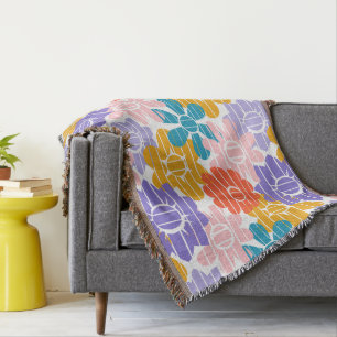 Flower Power Throw Blanket