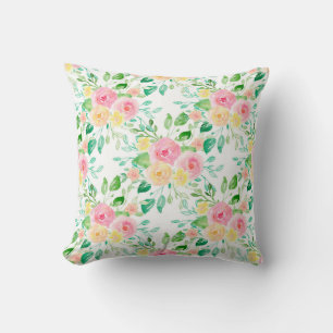 Flower Power Throw Pillow