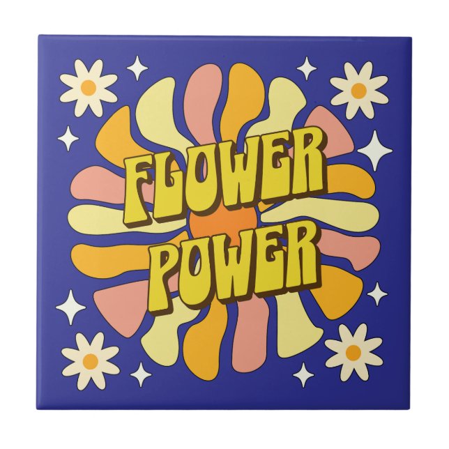 Flower Power Tile (Front)