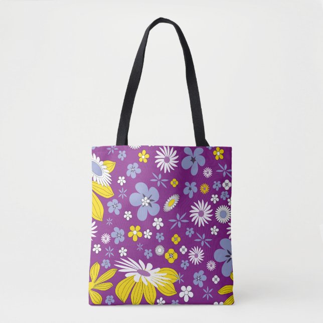 flower power tote bag (Front)