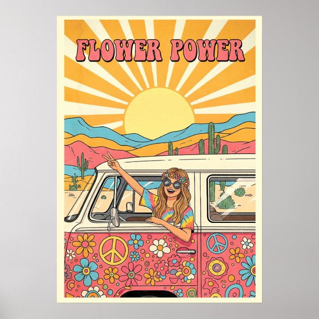 Flower Power V14 Poster (Front)