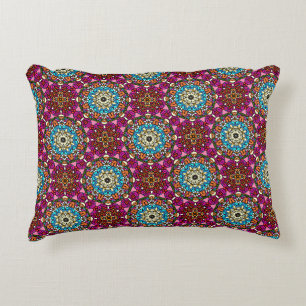 Flower Power V Garden Groovy Accent Pillow