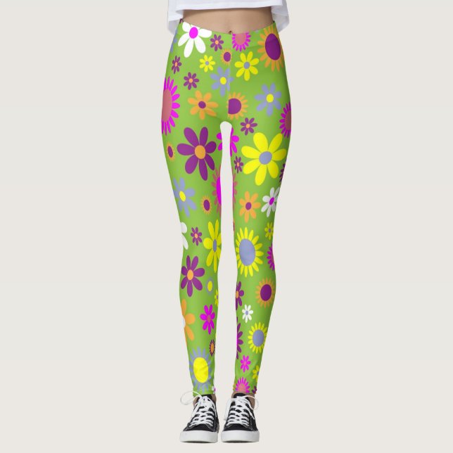 Flower Power Women's Leggings (Front)