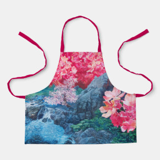 Flower Print Apron