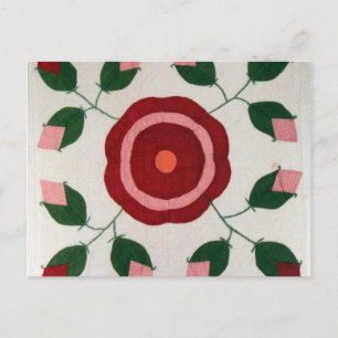 Flower Quilt Postcard