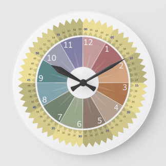 Flower Rainbow Teaching and Learning Clock