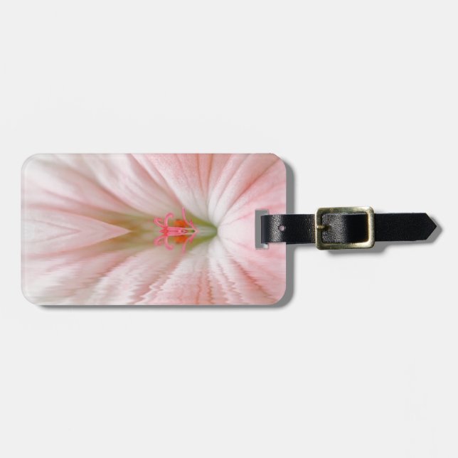 flower reflecting in water luggage tag (Front Horizontal)