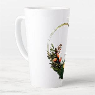 Flower ring latte mug