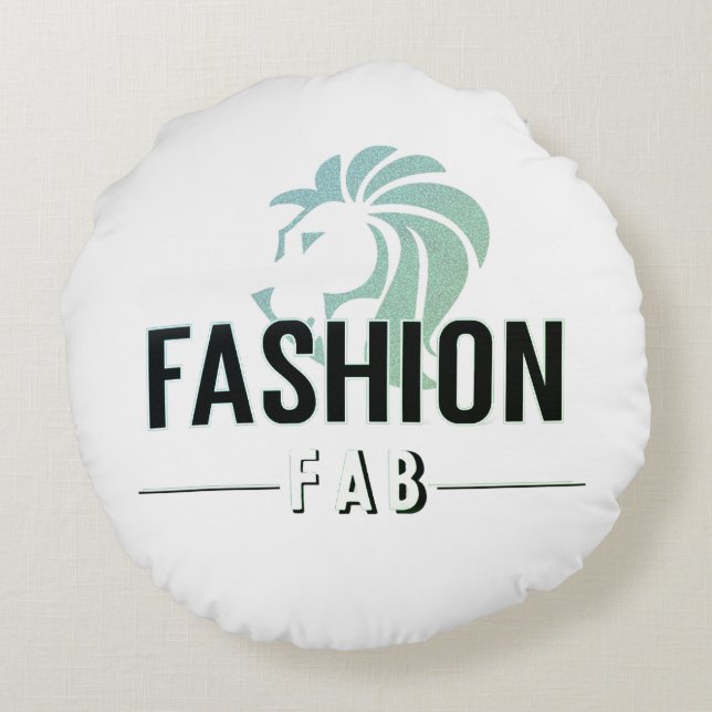 Flower ring round pillow (Back)