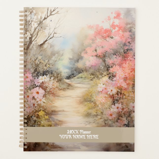 Flower road Pink Planner (Front)