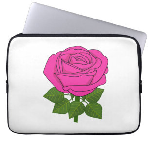 Flower rose - Pink rose ! Laptop Sleeve