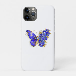 Flower Sapphire Butterfly iPhone 11 Pro Case