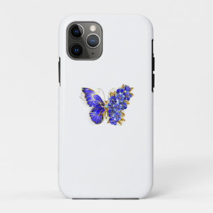 Flower Sapphire Butterfly iPhone 11 Pro Case