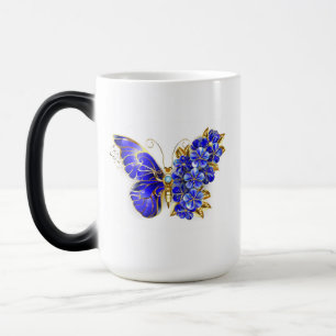Flower Sapphire Butterfly Magic Mug