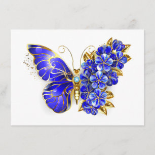 Flower Sapphire Butterfly Menu