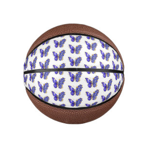 Flower Sapphire Butterfly Mini Basketball