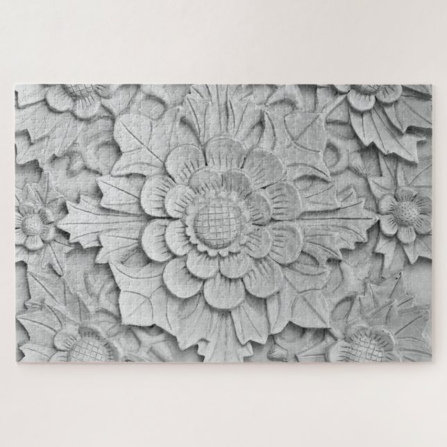 flower sculpture puzzle (Horizontal)