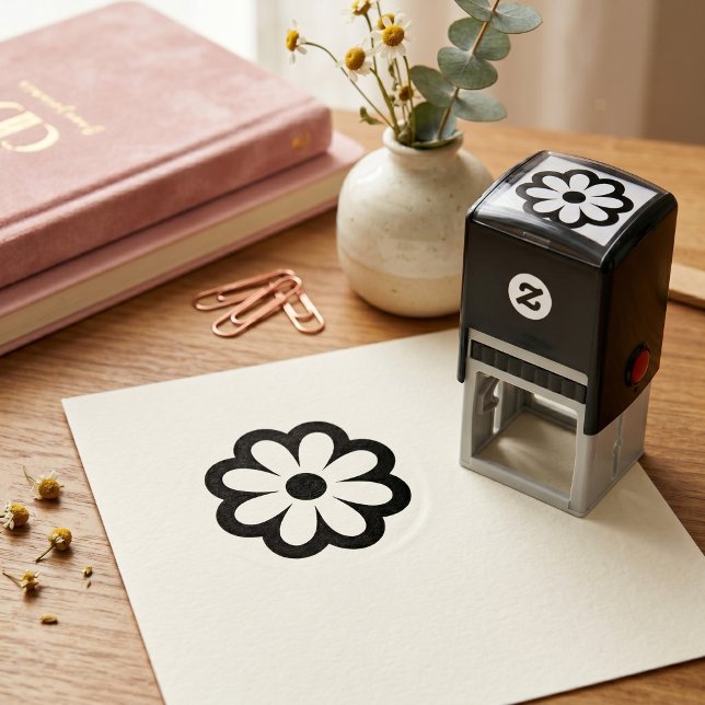 Flower Self-inking Stamp (Creator Uploaded)