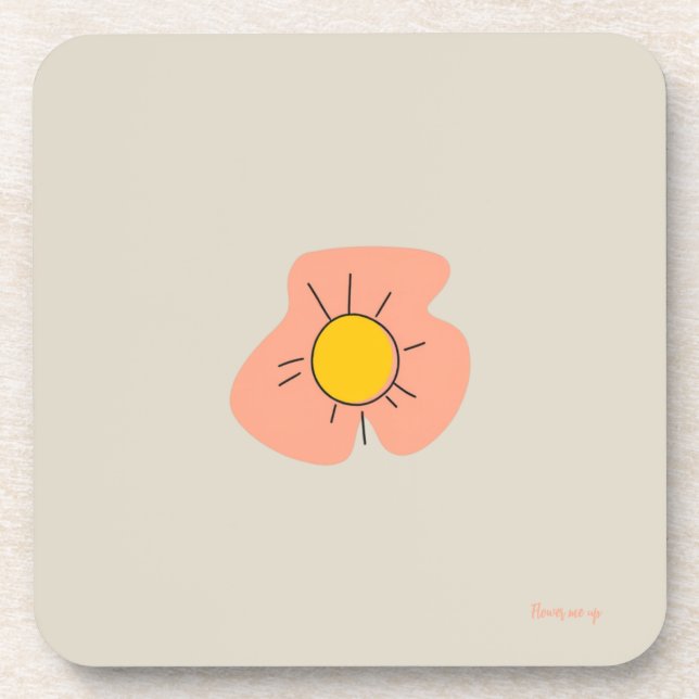 Flower Shape Coaster (Front)