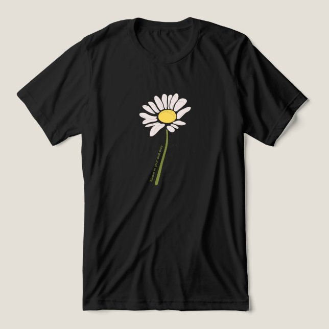Flower Shirt – White Colours (Design Front)