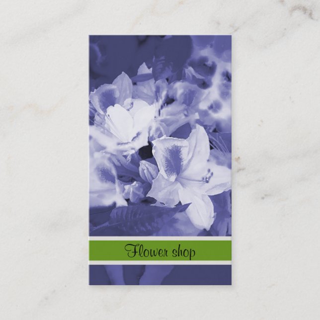 Flower shop business card (Front)