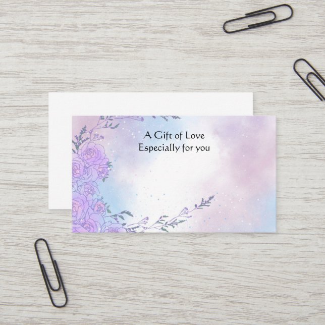 Flower Shop Flower Gift  Business Card (Front/Back In Situ)