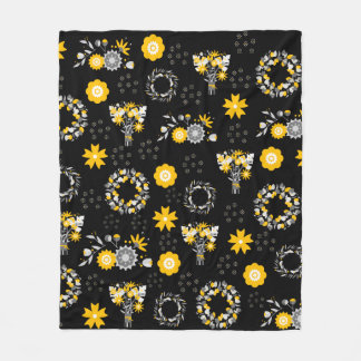 Flower Shop Grateful, Fleece Blanket
