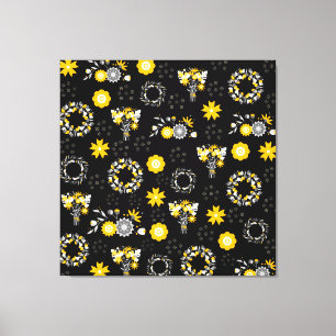 Flower Shop Grateful, Stretched Canvas Print
